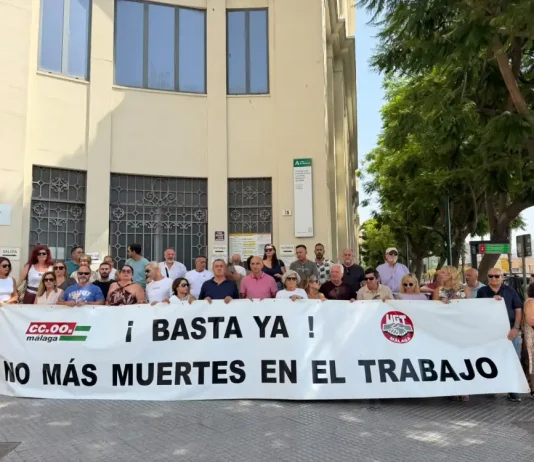 CCOO alerta del aumento de la siniestralidad laboral en Málaga tras contabilizar 17 fallecidos en 2026