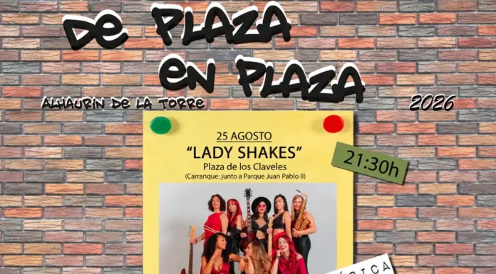 Lady Shakes llevará su potente directo a la Plaza de los Claveles para cerrar ‘De Plaza en Plaza’ Lady Shakes en Alhaurín de la Torre cerrará ‘De Plaza en Plaza’ con una noche de funk, rock y soul