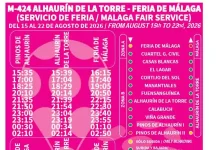 Más autobuses desde Alhaurín de la Torre para disfrutar de la Feria de Málaga 2026 sin preocuparse por el coche Más autobuses desde Alhaurín de la Torre para disfrutar de la Feria de Málaga 2026 sin preocuparse por el coche