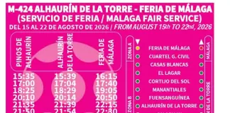 Más autobuses desde Alhaurín de la Torre para disfrutar de la Feria de Málaga 2026 sin preocuparse por el coche