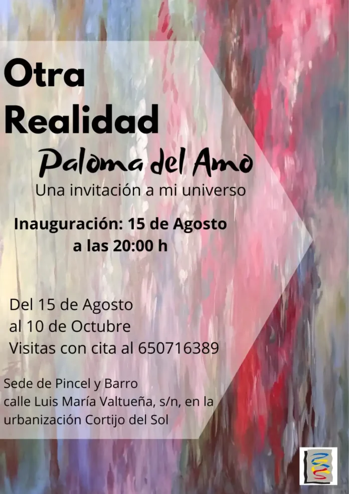 Paloma del Amo inaugura el 15 de agosto “Otra realidad”, una exposición que podrá visitarse hasta octubre en la sede de Pincel y Barro de Alhaurín
