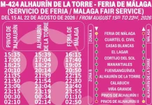 Servicio de bus entre Alhaurín de la Torre y el recinto ferial de Cortijo de Torres