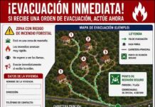 La Diputación participa en una campaña dirigida a viviendas rurales sobre cómo actuar en caso de un incendio forestal