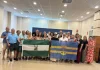 El alcalde recibe a un grupo de vecinos de Zapata que realizará nuevamente el Camino de Santiago El alcalde recibe a un grupo de vecinos de Zapata que realizará nuevamente el Camino de Santiago