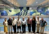 Un innovador mural otorga una imagen más moderna al Polideportivo El Limón Un innovador mural otorga una imagen más moderna al Polideportivo El Limón