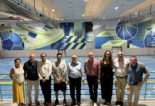 Un innovador mural otorga una imagen más moderna al Polideportivo El Limón