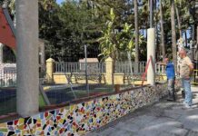 El Ayuntamiento culmina el muro perimetral del Parque del Mirador de Bellavista