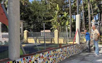El Ayuntamiento culmina el muro perimetral del Parque del Mirador de Bellavista El Ayuntamiento culmina el muro perimetral del Parque del Mirador de Bellavista