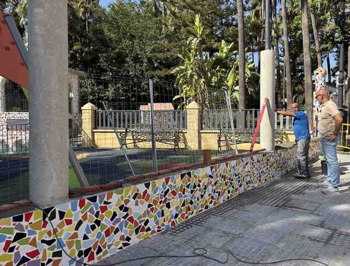 El Ayuntamiento culmina el muro perimetral del Parque del Mirador de Bellavista El Ayuntamiento culmina el muro perimetral del Parque del Mirador de Bellavista