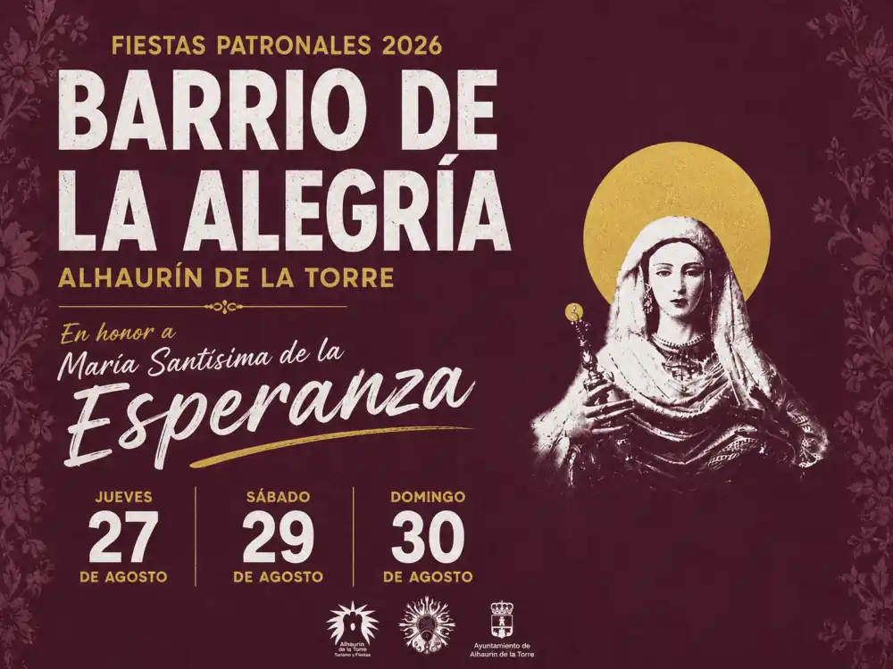 El Barrio de La Alegría de Alhaurín de la Torre vivirá una nueva edición de sus fiestas en honor a la Virgen de la Esperanza