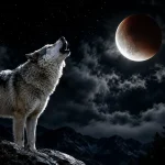 lobo luna eclipse