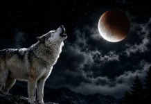 lobo luna eclipse