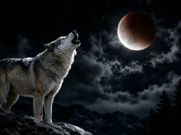 lobo luna eclipse