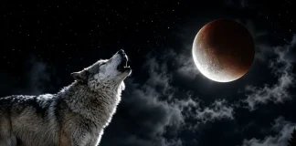 lobo luna eclipse