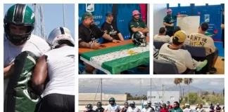 Más de 50 deportistas participan en el II Clínic Team Andalucía de fútbol americano en Málaga