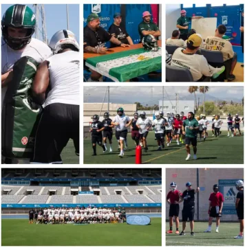 Más de 50 deportistas participan en el II Clínic Team Andalucía de fútbol americano en Málaga Más de 50 deportistas participan en el II Clínic Team Andalucía de fútbol americano en Málaga