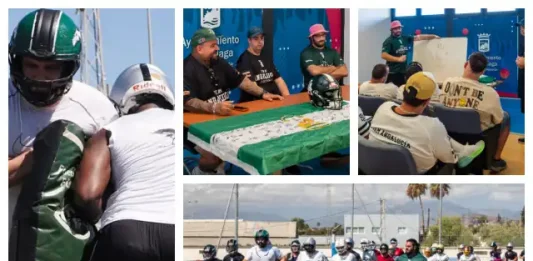 Más de 50 deportistas participan en el II Clínic Team Andalucía de fútbol americano en Málaga