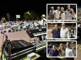El alcalde comparte con la asociación de vecinos de El Romeral su cena de socios