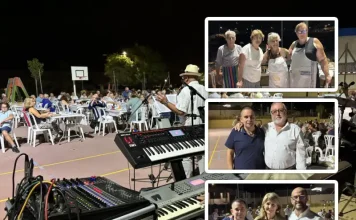 El alcalde comparte con la asociación de vecinos de El Romeral su cena de socios