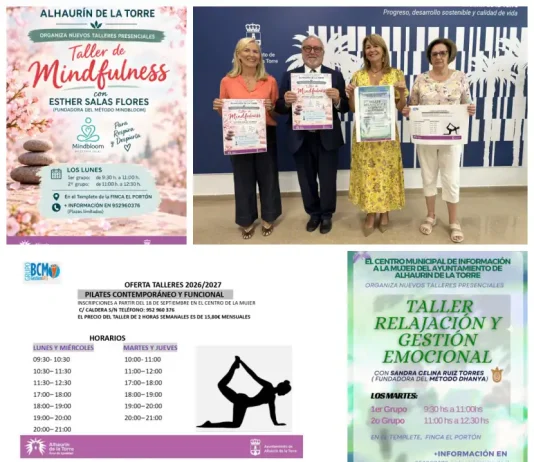 Abre el plazo de inscripción en los talleres de salud física y psicológica para mujeres