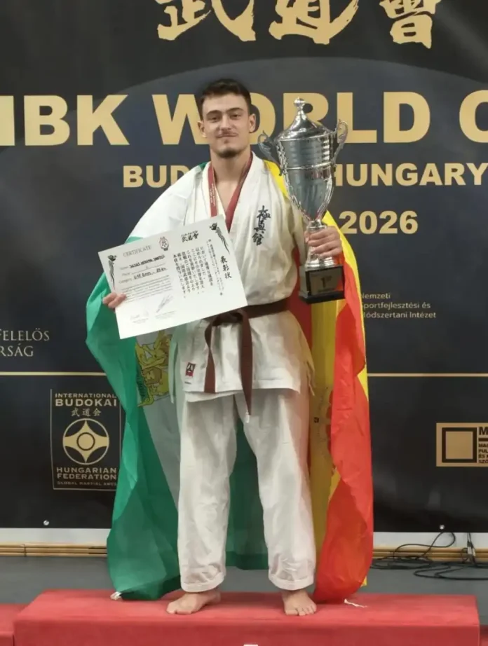 Jesús Medina, campeón del mundo de karate kyokushin en Budapest