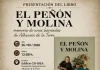 Este sábado, 26 de septiembre, se presenta el libro dedicado a El Peñón y Molina Este sábado, 26 de septiembre, se presenta el libro dedicado a El Peñón y Molina