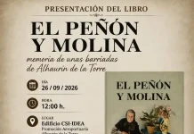 Este sábado, 26 de septiembre, se presenta el libro dedicado a El Peñón y Molina Este sábado, 26 de septiembre, se presenta el libro dedicado a El Peñón y Molina