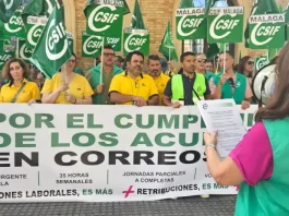 CSIF exige a Correos el cumplimiento de los acuerdos para acabar con la precariedad laboral y el deterioro del servicio público
