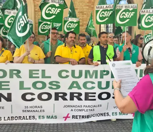CSIF exige a Correos el cumplimiento de los acuerdos para acabar con la precariedad laboral y el deterioro del servicio público