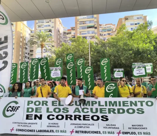Continúan las movilizaciones de CSIF en Correos por la falta de personal, la precariedad y el incumplimiento del Acuerdo Marco