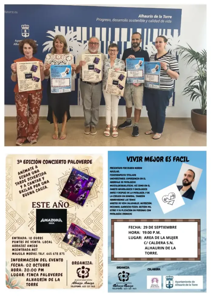 Abrazo Amigo celebra su concierto benéfico el 2 de octubre en Palo Verde Abrazo Amigo celebra su concierto benéfico el 2 de octubre en Palo Verde