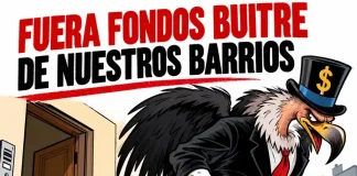 Cuando atacan los fondos buitre, luchamos unidas las gentes por Eduardo Madronal Pedraza