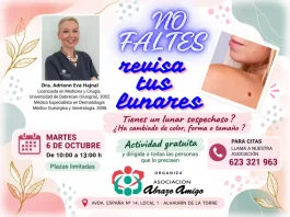 Abrazo Amigo vuelve a ofrecer revisiones gratuitas de lunares en Alhaurín de la Torre