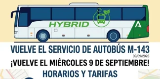 El autobús que comunica con la Universidad vuelve el miércoles 9 de septiembre 