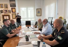 El alcalde de Alhaurín de la Torre se reúne con la Guardia Civil 