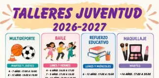 Juventud abre el plazo de inscripción para los talleres de la temporada 2026/27
