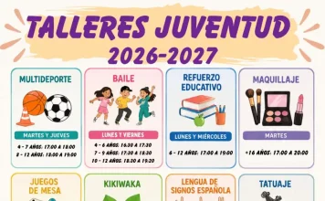 Juventud abre el plazo de inscripción para los talleres de la temporada 2026/27 Juventud abre el plazo de inscripción para los talleres de la temporada 2026/27