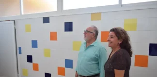 El alcalde visita el CEIP Los Manantiales tras las obras ejecutadas durante el verano       