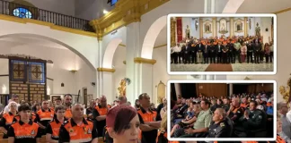Protección Civil celebra el dia de sus Patronos con una misa y un acto de reconocimiento a su voluntariado