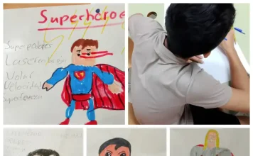 Proyectos de trabajo sobre Superhéroes y sus superpoderes realizado por el alumnado extranjero de Atal , Institutos Galileo de Alhaurín de la Torre , Playamar y Los Manantiales de Torremolinos.