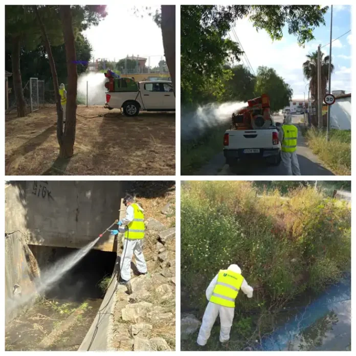 Nuevos trabajos de fumigación contra la presencia de mosquitos en Alhaurín de la Torre