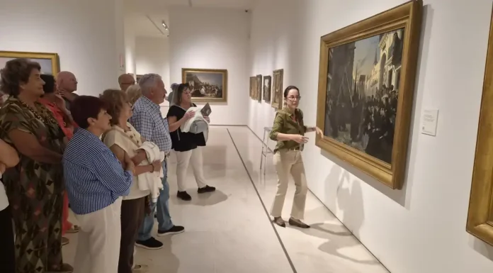 Visita del Grupo Sesmero al Museo Thyssen de Málaga