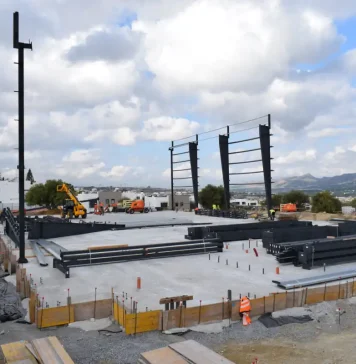 El futuro Pabellón Deportivo ‘Alberto Díaz’ toma forma El futuro Pabellón Deportivo ‘Alberto Díaz’ toma forma