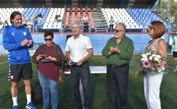 El fútbol de Málaga recuerda a Cristóbal Rueda con un emotivo triangular en Alhaurín de la Torre