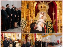 Los Verdes celebran la festividad de la Virgen de la Soledad y anuncian a pregonero y autor del cartel del Viernes Santo