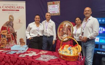 Alhaurín de la Torre lleva las tradiciones de El Paso y la Candelaria a la Expo de Arte Cofrade de Bobadilla