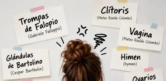 Mujer frustrada ante notas anatómicas_10_18_2026