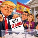 Trump pide que la izquierda vote en blanco por Eduardo Madroñal Pedraza