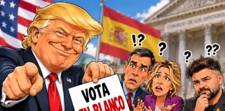 Trump pide que la izquierda vote en blanco por Eduardo Madroñal Pedraza