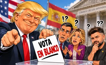 Trump pide que la izquierda vote en blanco por Eduardo Madroñal Pedraza